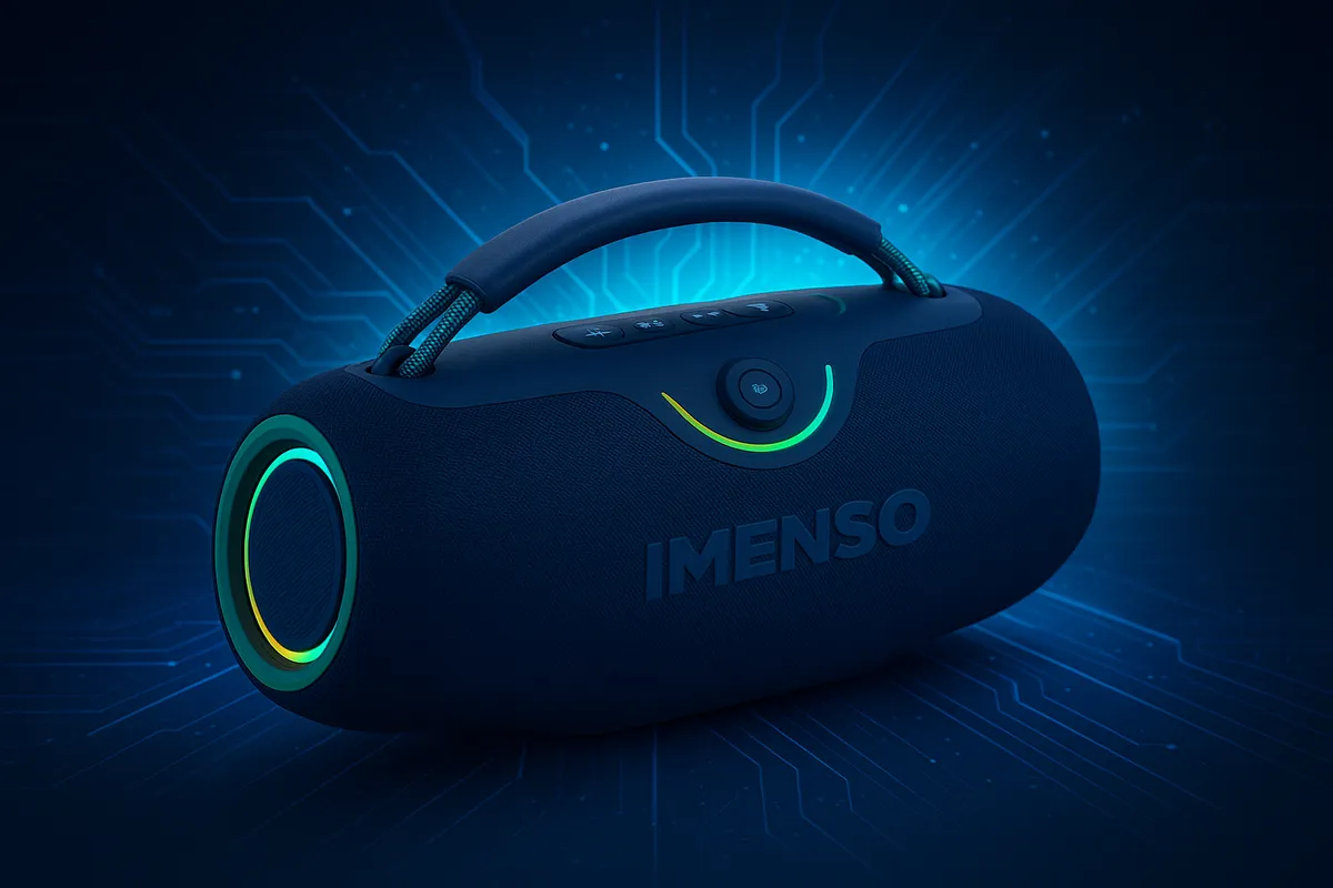 Comprar CAIXA DE SOM BLUETOOTH IMENSO 200W LED RGB ALÇA TWS IMSX59