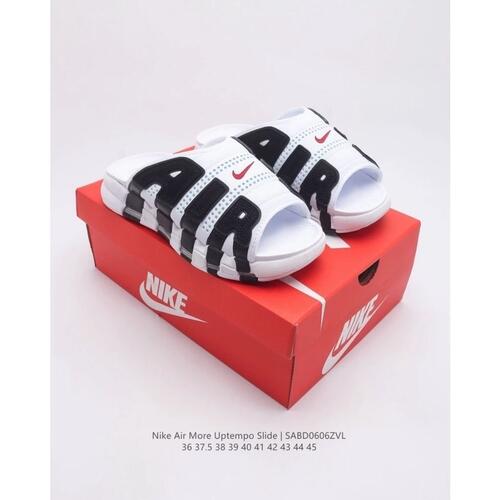 靴 Nike Air More Uptempo Slide 28cm NIKE AIR MORE UPTEMPO SLIDE MIDNIGHT NAVY/UNIVERSITY RED-WHITE