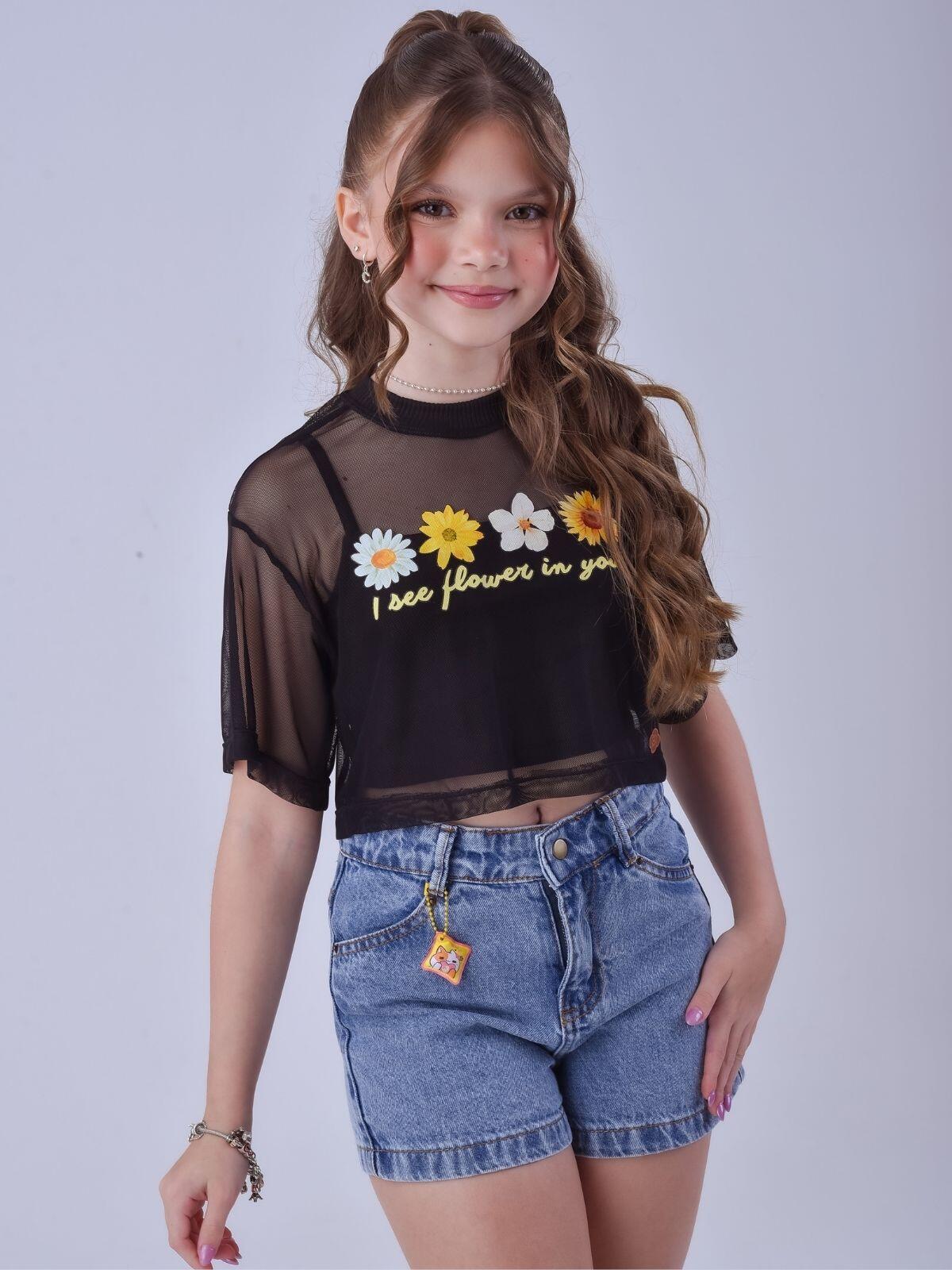 Conjunto DMC LUME Short Jeans