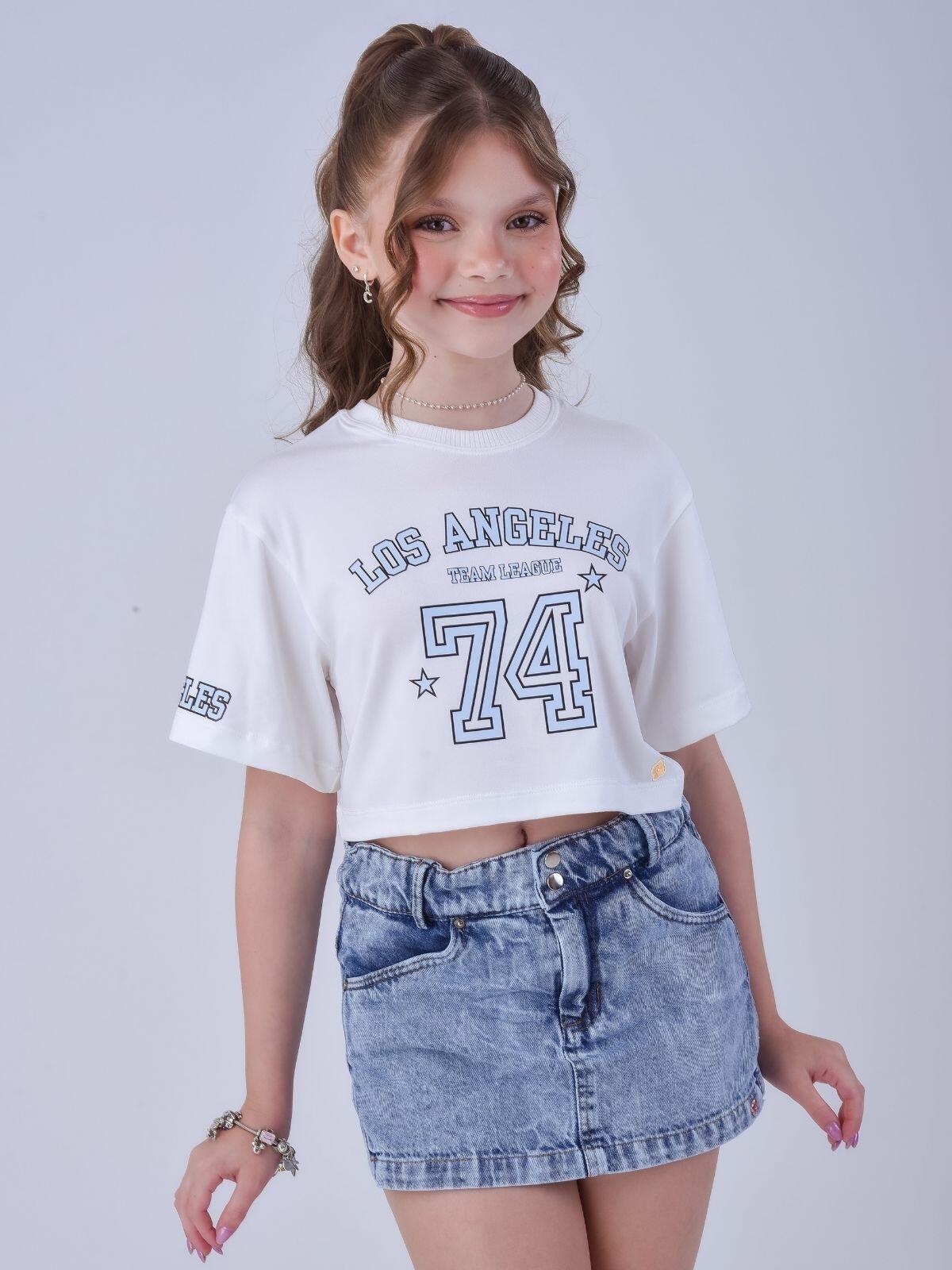 Conjunto DMC LUME Short-saia Jeans