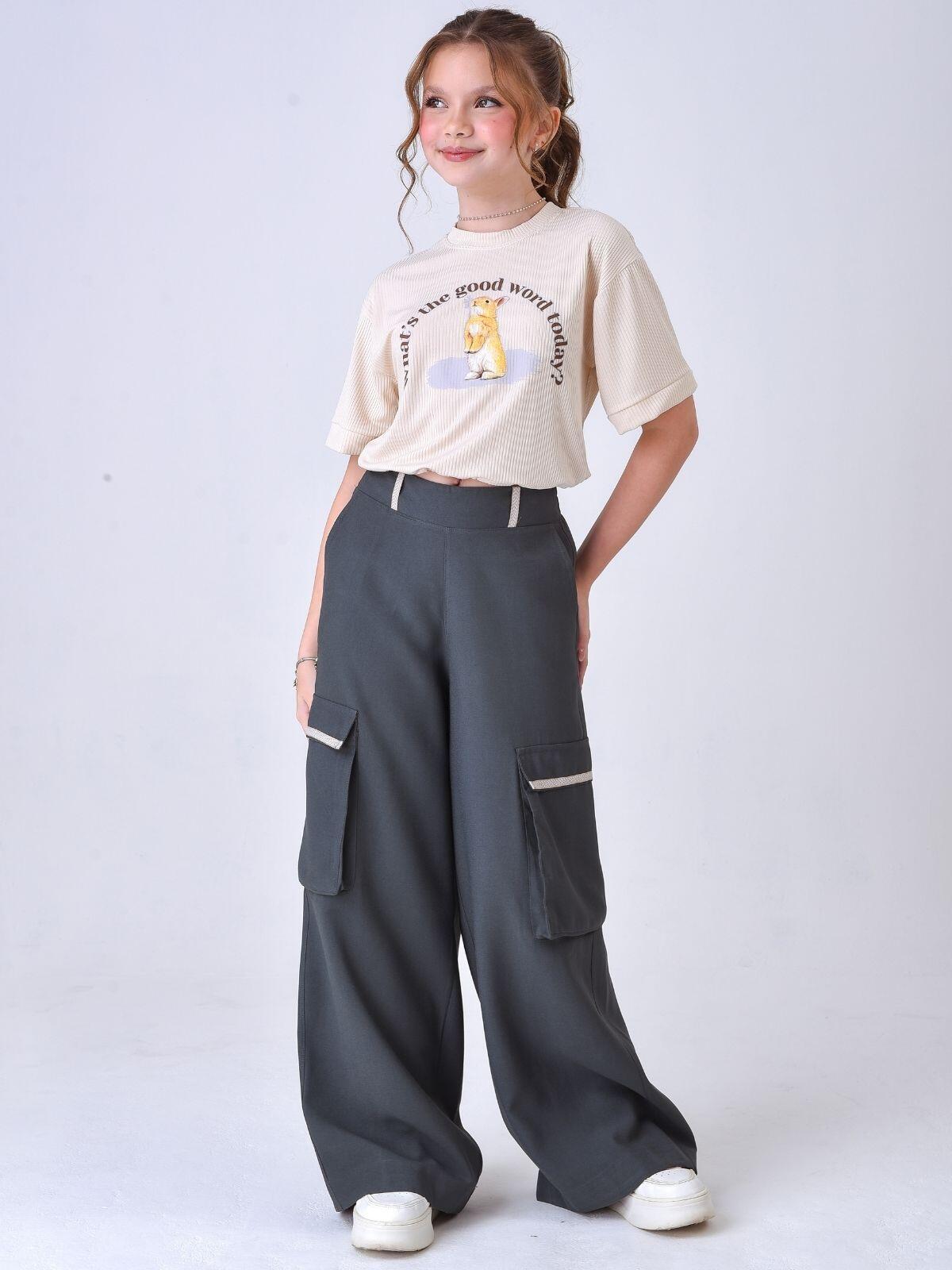Conjunto Premium HAPPY Calça Cargo