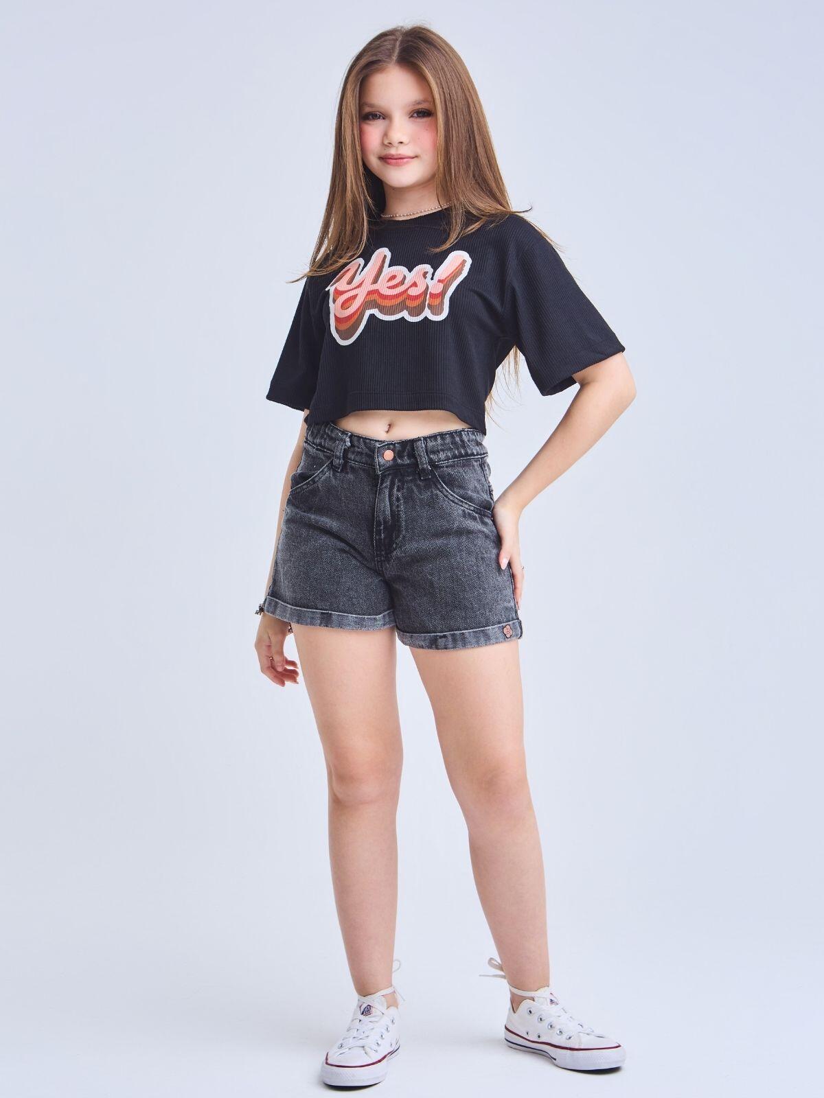Conjunto DMC Radiante Short Jeans