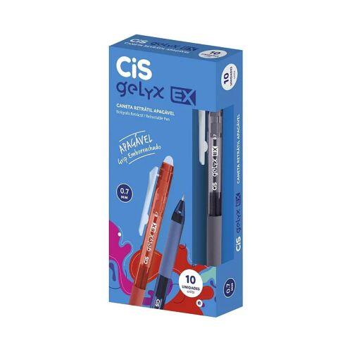 Comprar Caneta Gel Apagável Retrátil Gelyx 0.7mm Preto Caixa C/10