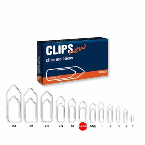 Comprar Clips 2/0 Aço Galvanizado Caixa c/ 100 Unidades - Clips New