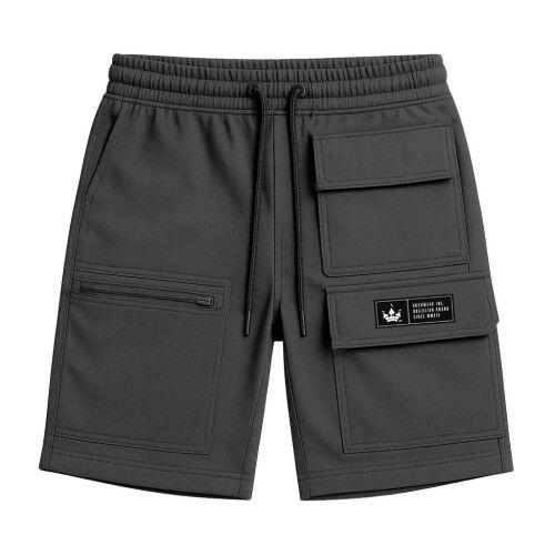 Bermuda Cargo Tactel Cinza com Zíper Hoshwear - Conforto e