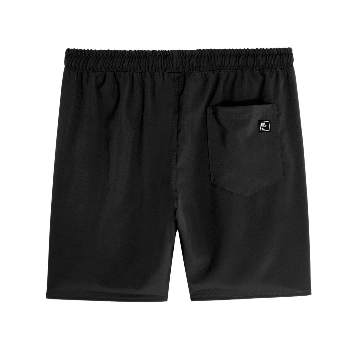 Bermuda Tactel Worldwide Streetwear Hoshwear Preta - Leve