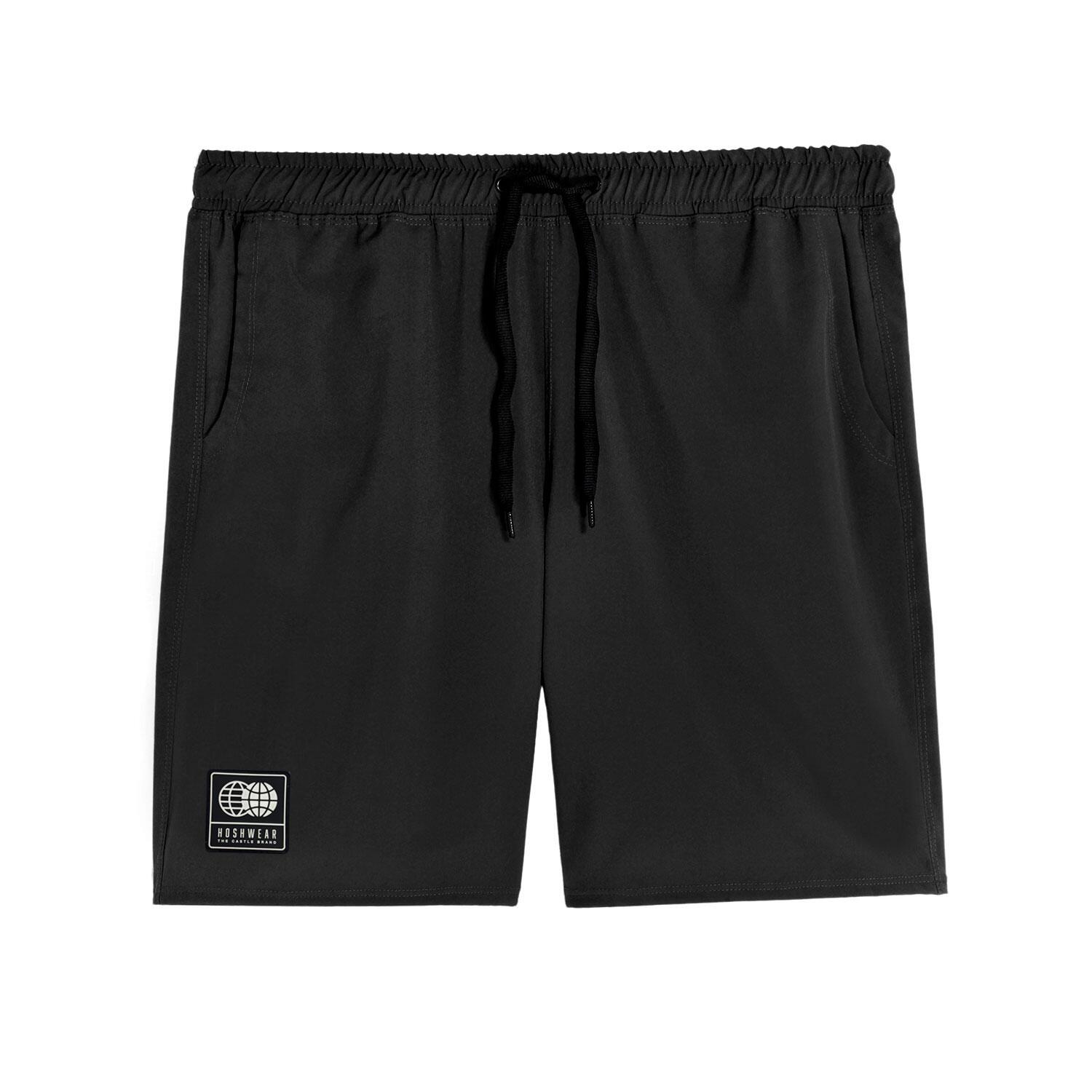 Bermuda Tactel Worldwide Streetwear Hoshwear Preta - Leve Bermuda Tactel Worldwide Streetwear Hoshwear Preta - Leve