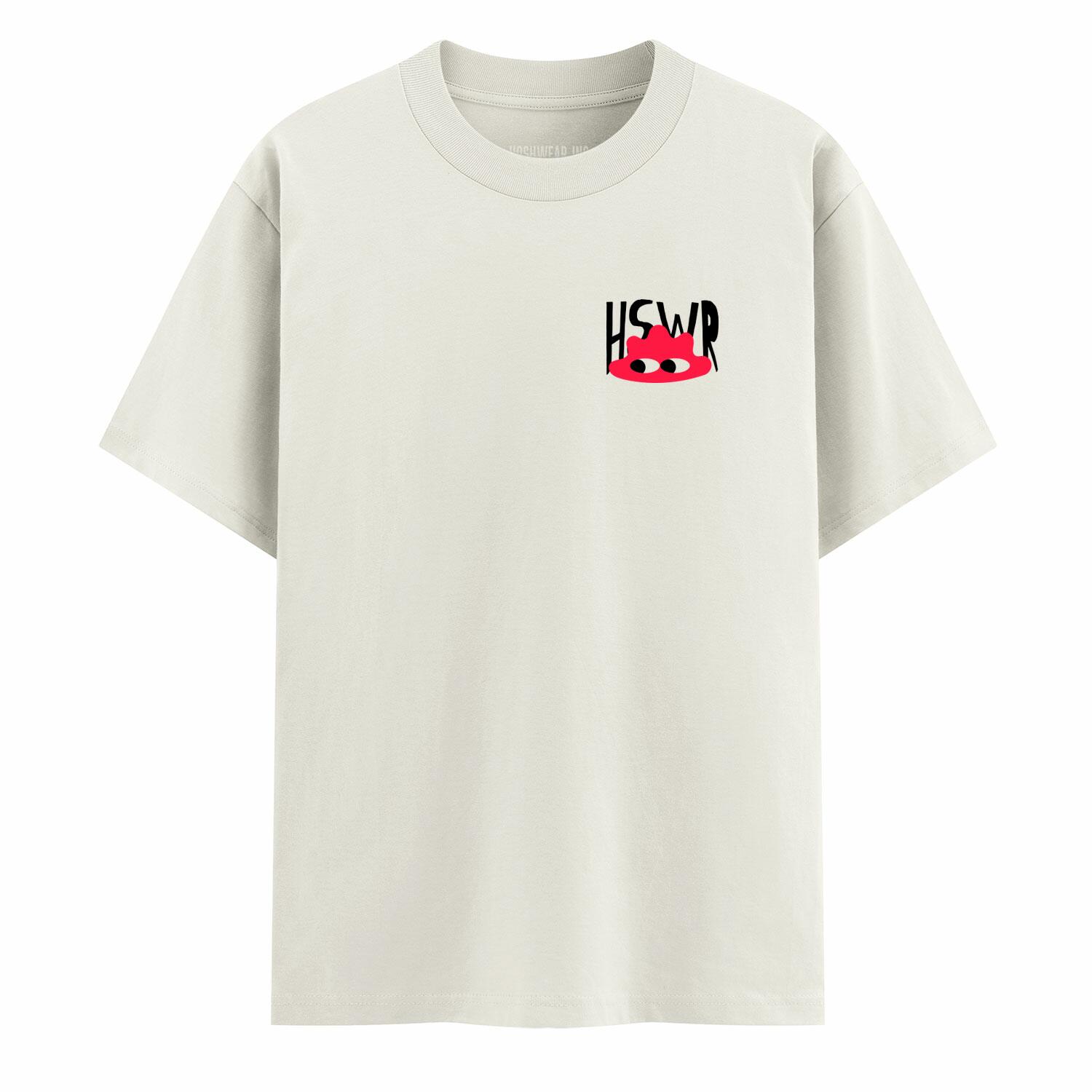 Camiseta Streetwear Hoshwear Hide Off White - R$129,90