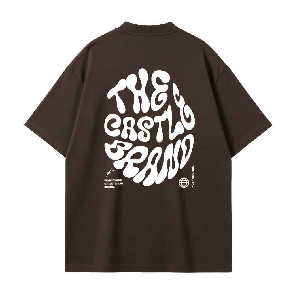 ˚✧₊⁎ひまわり⁎⁺˳✧༚　ウエアハウス Camiseta Oversized Hoshwear Liquid Marrom - R$139,90
