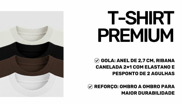 Camiseta Streetwear Hoshwear Hide Off White - R$129,90