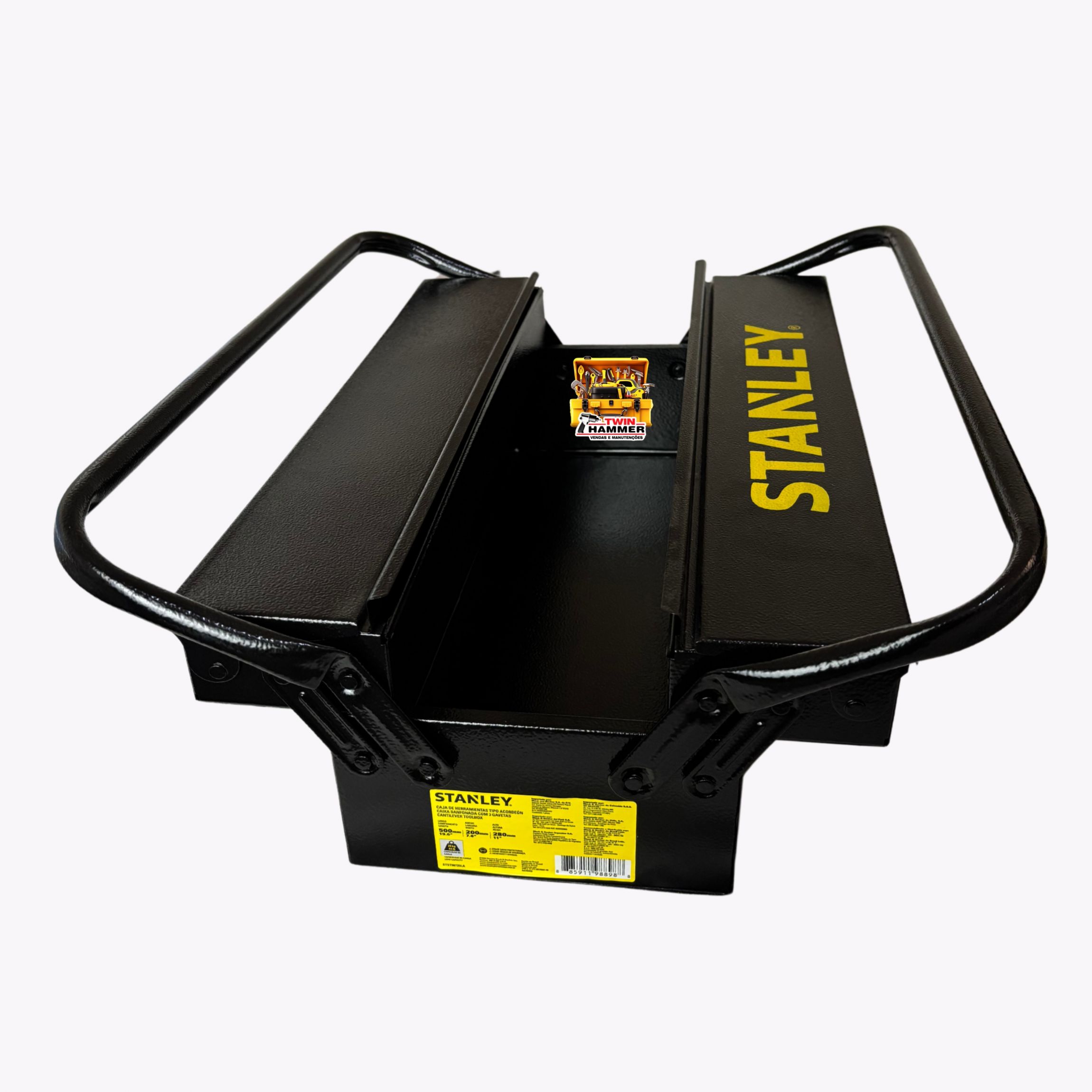 Comprar Caixa Sanfonada Metálica Com 3 Gavetas Stanley Stst98725la