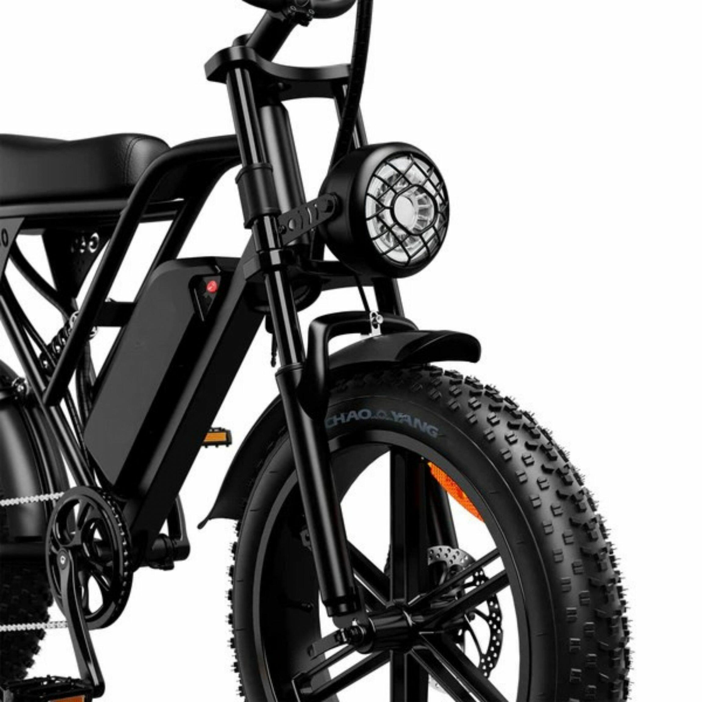 Bicicleta Elétrica Ouxi V8 Pro - 1000W, Suspensão, 48V - a partir