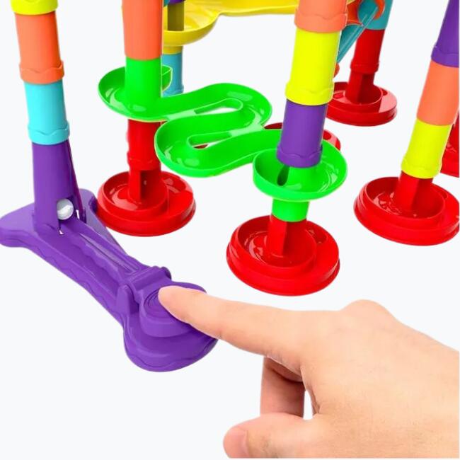 Corrida de Bolinhas Marble Run - 142 peças | Majoca Colorê