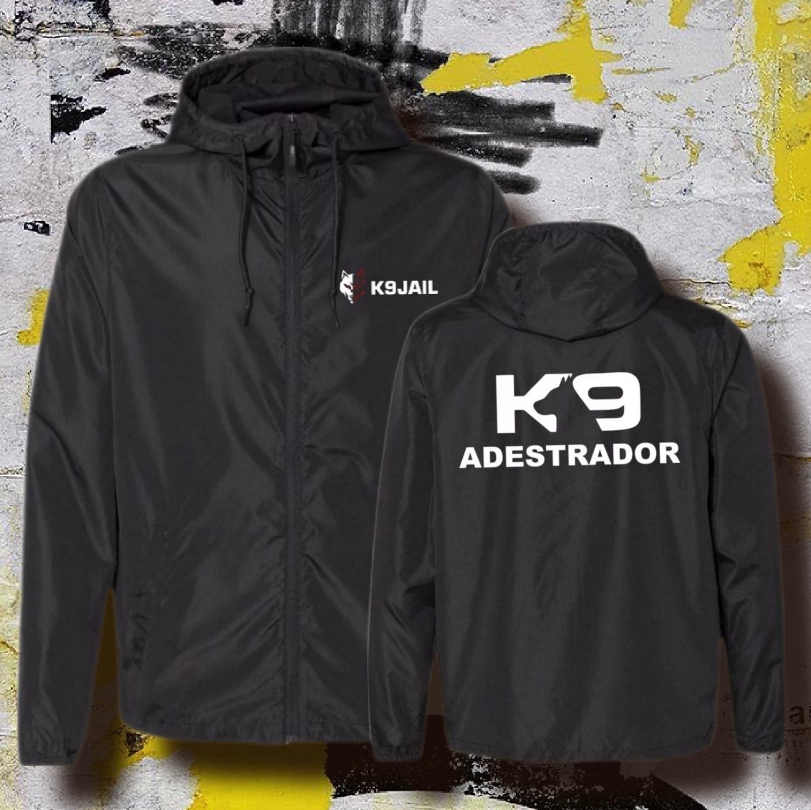 Comprar Jaqueta Corta-vento K9JAIL Adestrador de R$150,00 a R
