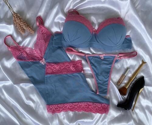 CONJUNTO MOÇA BONITA (sutiã e calcinha)