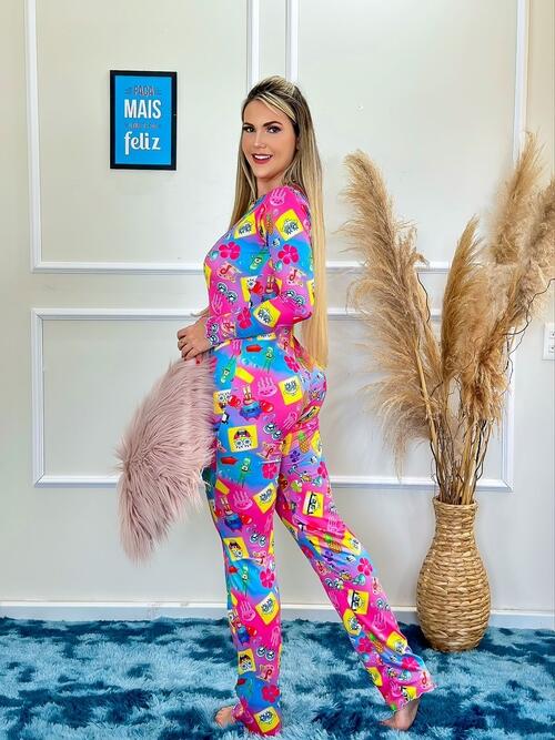 MACAQUINHO CALÇA MANGA LONGA LUXO SUEDE PREMIUM - Imagem 2