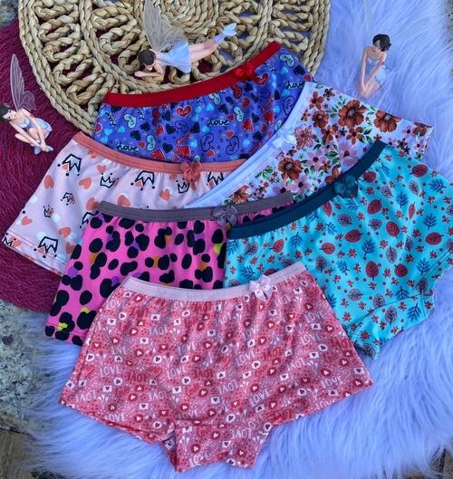 BOXER FEMININA INFANTIL