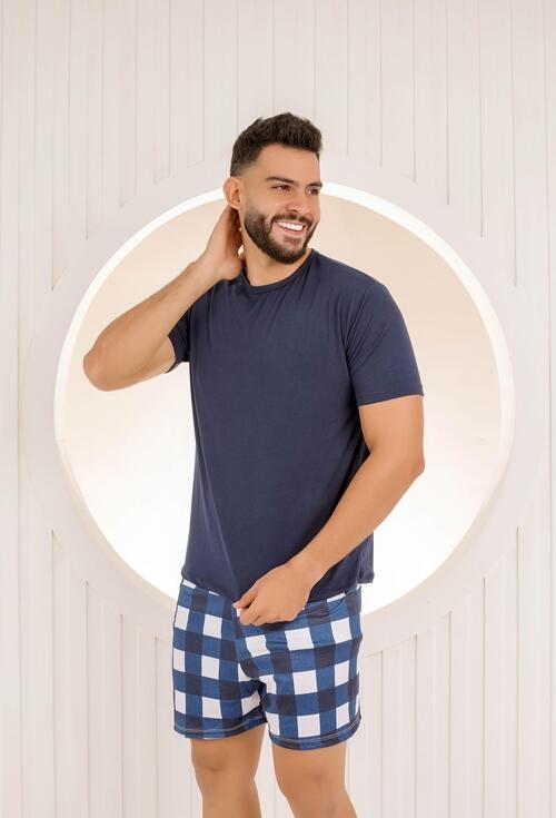 PIJAMA ADULTO MASCULINO SUEDE (PREMIUM)- 672