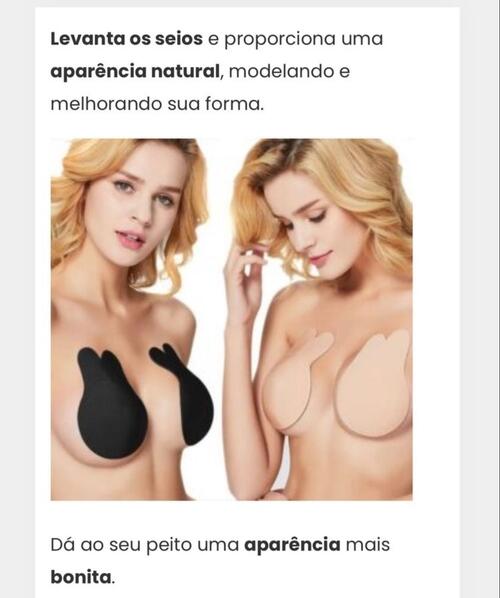 SUTIÃ ADESIVO LEVANTA SEIO INVISIVEL PUSH UP - Imagem 5