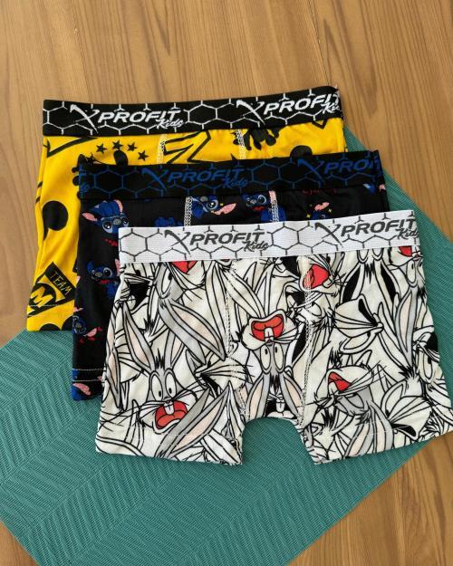 BOXER INFANTIL PERSONAGENS - Imagem 3