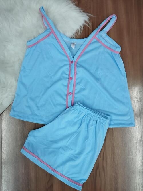 PIJAMA AMERICANO ADULTO -ALCINHA (MALHA) 6351