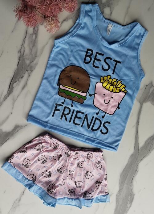 SHORT DOLL INFANTIL REGATA (MALHA)