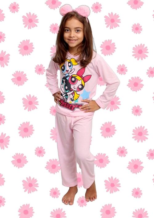 PIJAMA INFANTIL MENINA DE PERSONAGEN (MALHA)