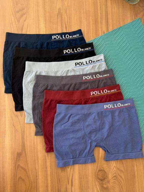 BOXER POLLO BLANCO JUVENIL SEM COSTURA