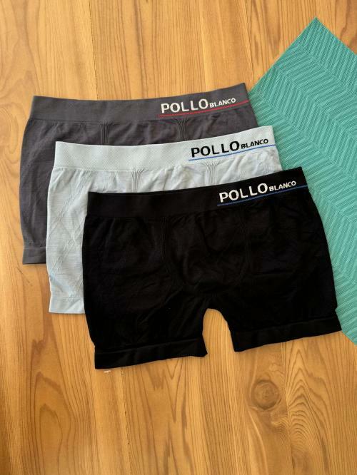BOXER POLLO BLANCO JUVENIL SEM COSTURA - Imagem 3