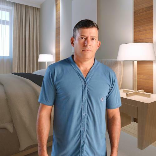 PIJAMA AMERICANO MASCULINO -CURTO - Imagem 3