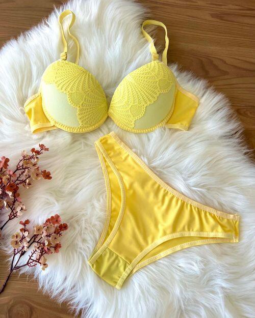 CONJUNTO CINDY BASIC (MICROFIBRA/RENDA) SEM TROCA