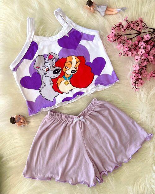 SHORT DOLL VIRGININHA (INFANTIL) SUEDE -SEM TROCA