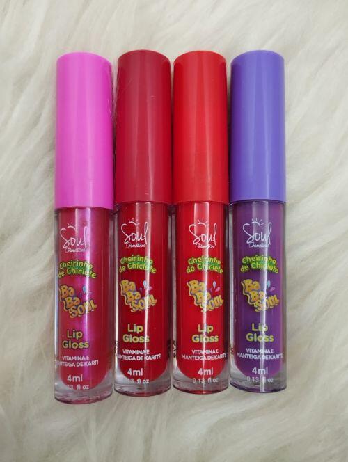 LIP GLOSS CHEIRINHO DE CHICLETE BABASOUL COM 4ML - Imagem 4