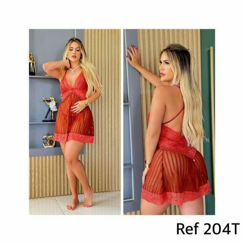 CAMISOLA LORENA  LUXO (TULE/RENDA)