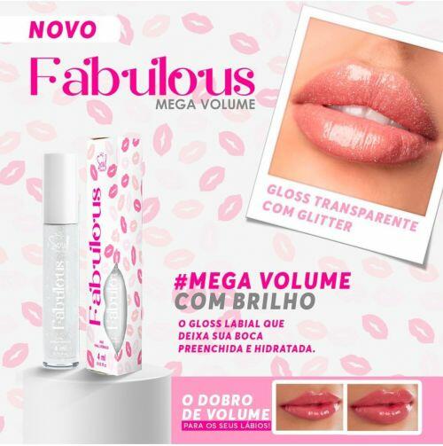 FABULOUS MEGA VOLUME GLOSS LABIAL LIP PLUMPER 4ML SOUL COSMÉTICOS