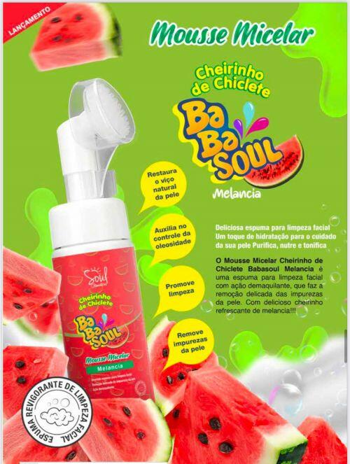 MOUSSE MICELAR BABASOUL 150ML SOUL COSMÉTICOS - Imagem 3