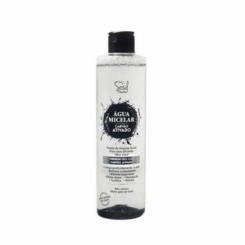 ÁGUA MICELAR CARVÃO ATIVADO SOUL COSMÉTICOS 250ML