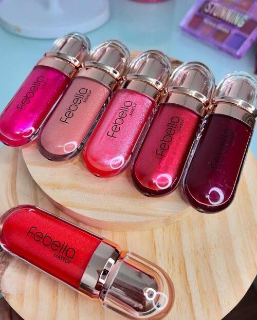 GLOSS LABIAL BRILHANTE - FEBELLA MAKEUP