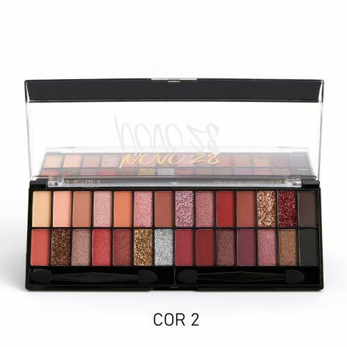 PALETA DE SOMBRAS 28 CORES FEBELLA (NOVO 28) - Imagem 3