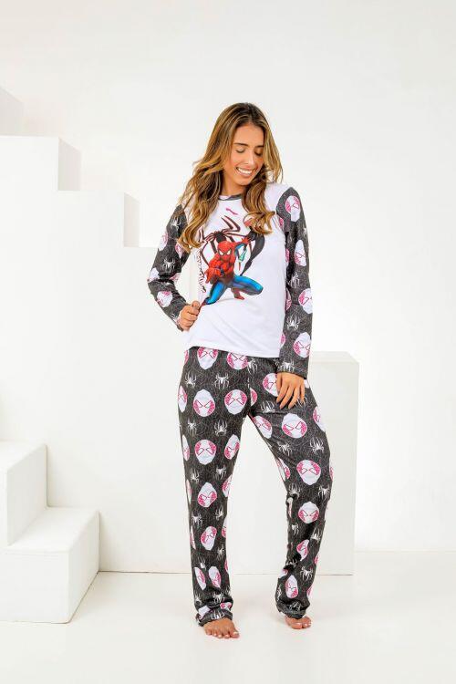 PIJAMA ADULTO FEMININO (SUEDE) PREMIUM- 684S