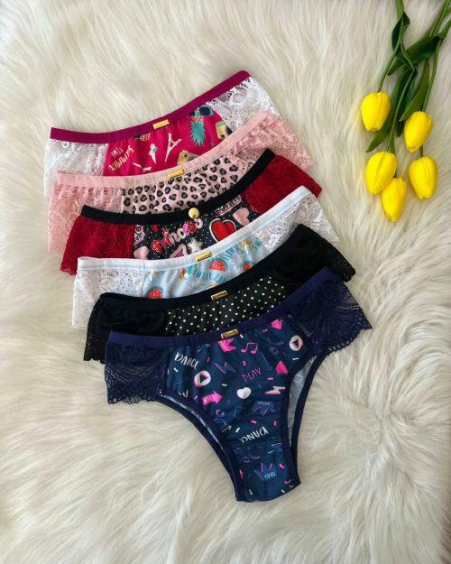 TANGA SILDECI MICROFIBRA E RENDA - Imagem 3