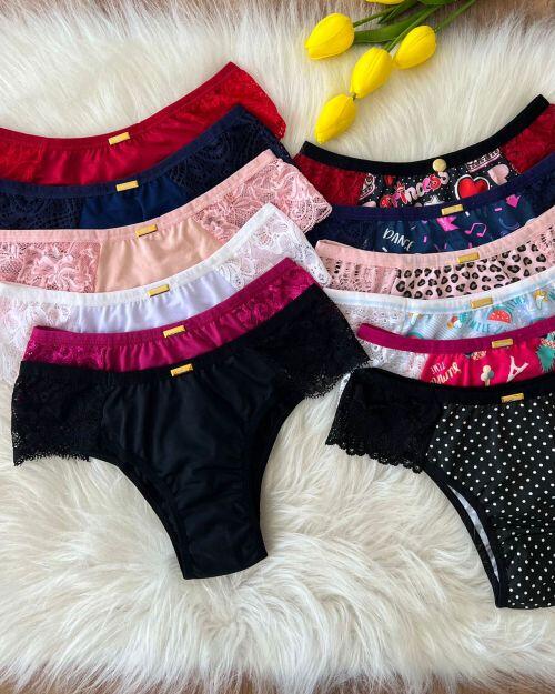 TANGA SILDECI MICROFIBRA E RENDA