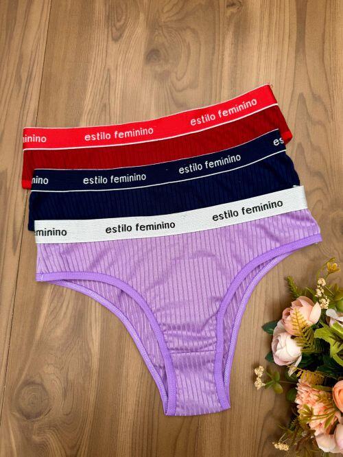 TANGA CANELADA ESTILO FEMININO