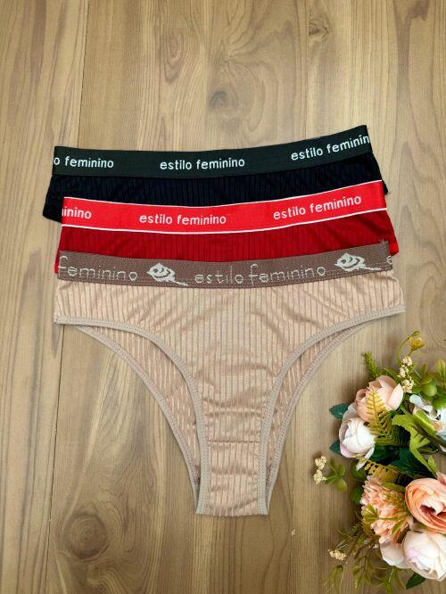 TANGA CANELADA ESTILO FEMININO - Imagem 3