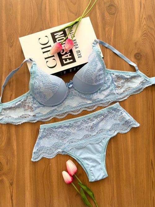 CONJUNTO KEZIA TANGA (MICROF/RENDA)