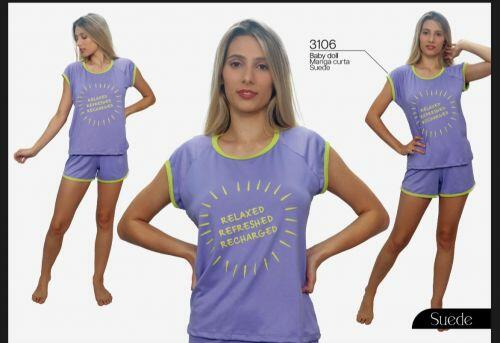 SHORT DOLL MANGA JAPONESA (SUEDE) - Imagem 2