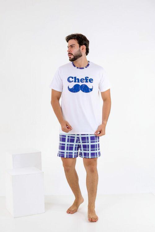 PIJAMA ADULTO MASCULINO SUEDE (PREMIUM)- 672