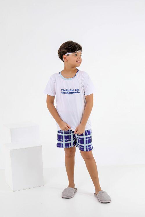 PIJAMA INFANTIL MENINO (SUEDE) PREMIUM