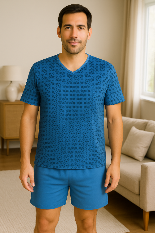 PIJAMA MASCULINO ADULTO CURTO