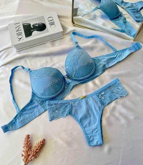 CONJUNTO WERIKA FIO DUPLO MICROFIBRA/RENDA